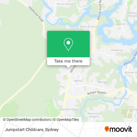 Jumpstart Childcare map