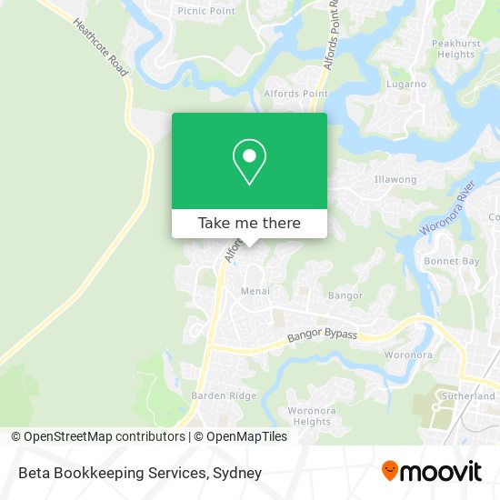 Beta Bookkeeping Services map