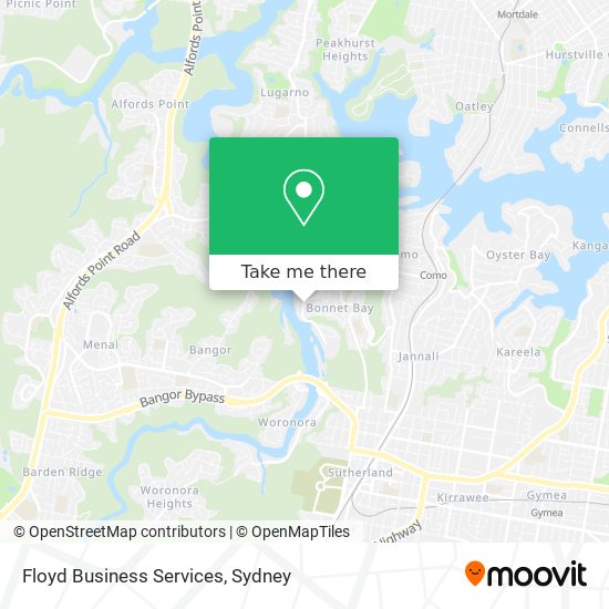 Floyd Business Services map