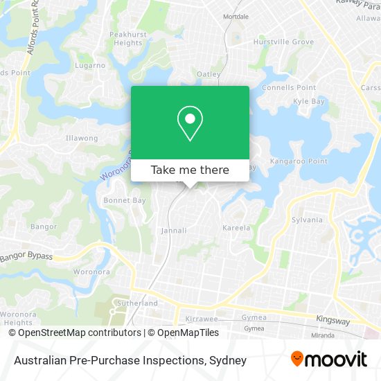 Australian Pre-Purchase Inspections map