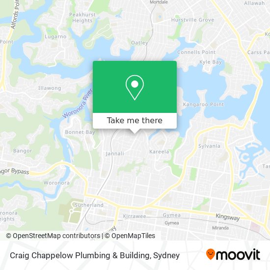 Mapa Craig Chappelow Plumbing & Building