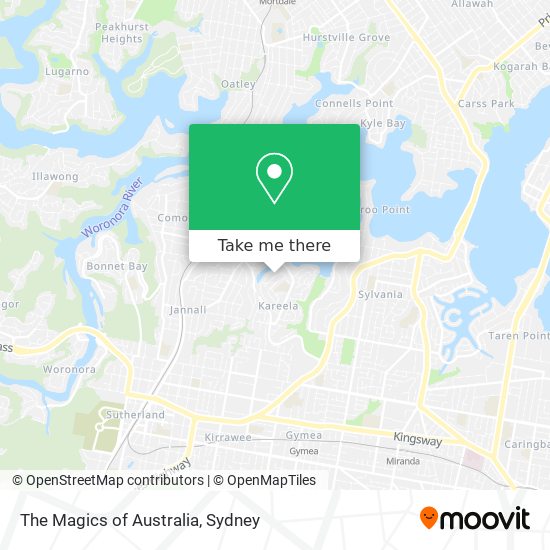 The Magics of Australia map