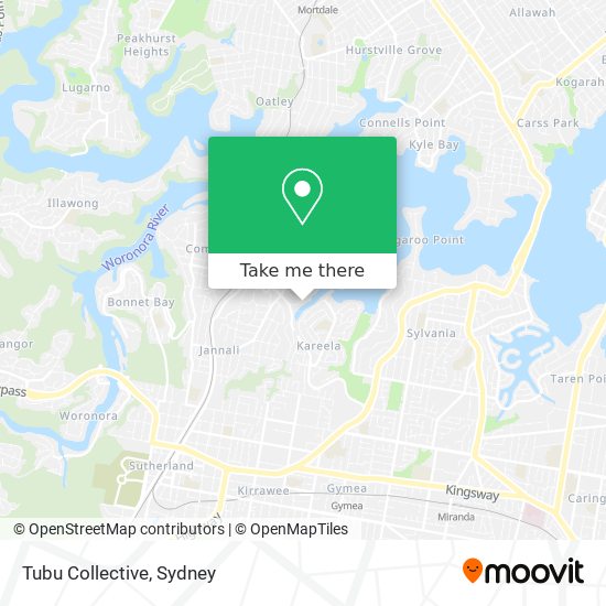 Tubu Collective map