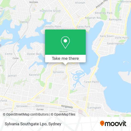 Sylvania Southgate Lpo map