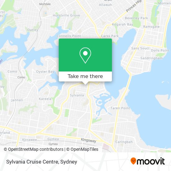 Sylvania Cruise Centre map