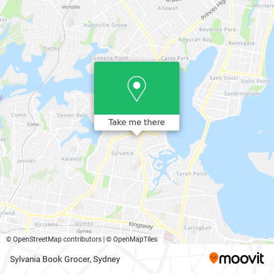 Sylvania Book Grocer map