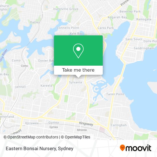 Eastern Bonsai Nursery map