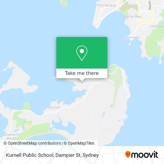 Kurnell Public School, Dampier St map