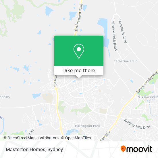 Masterton Homes map