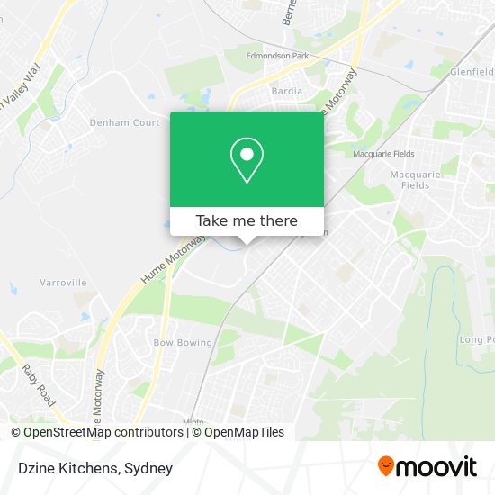 Dzine Kitchens map