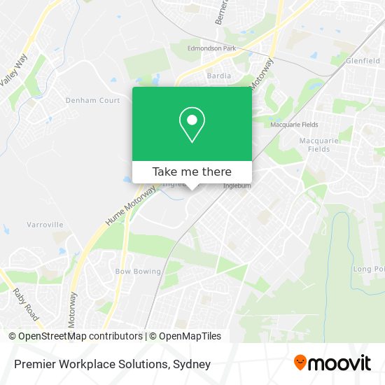 Premier Workplace Solutions map