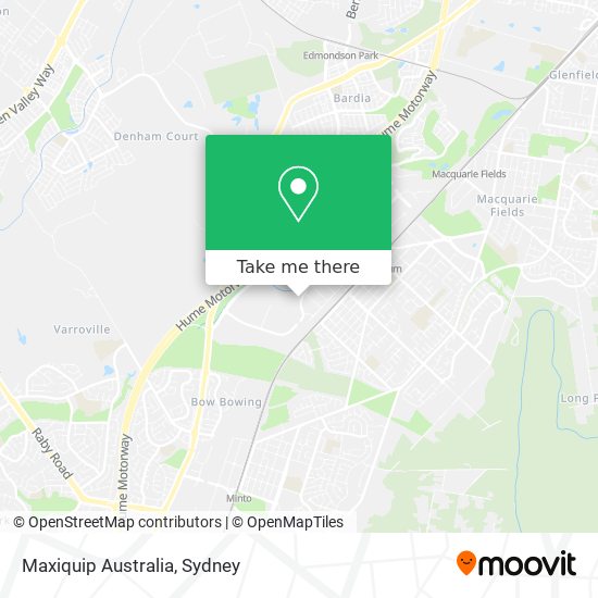 Maxiquip Australia map