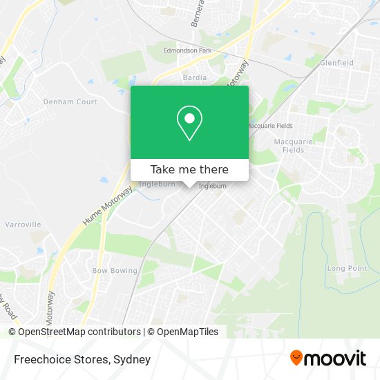 Freechoice Stores map