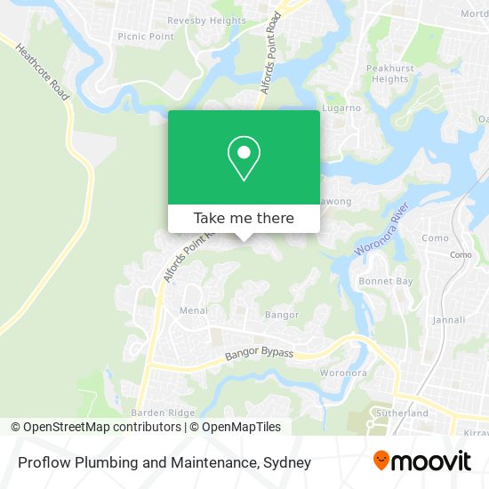 Proflow Plumbing and Maintenance map