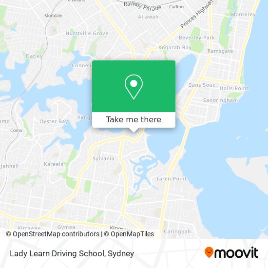 Lady Learn Driving School map