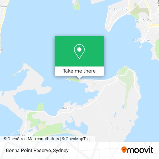 Mapa Bonna Point Reserve