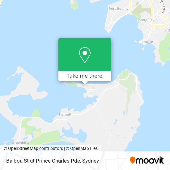 Balboa St at Prince Charles Pde map