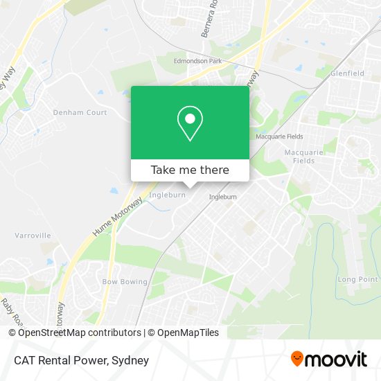 CAT Rental Power map