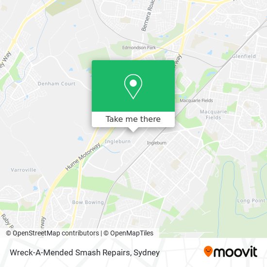 Wreck-A-Mended Smash Repairs map