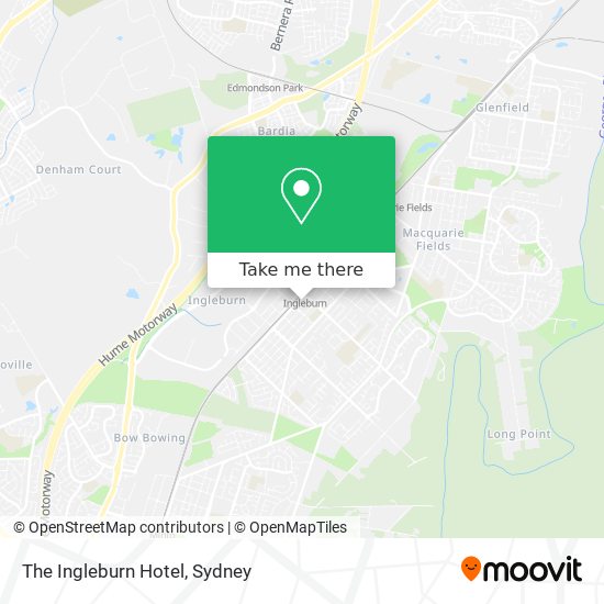 Mapa The Ingleburn Hotel