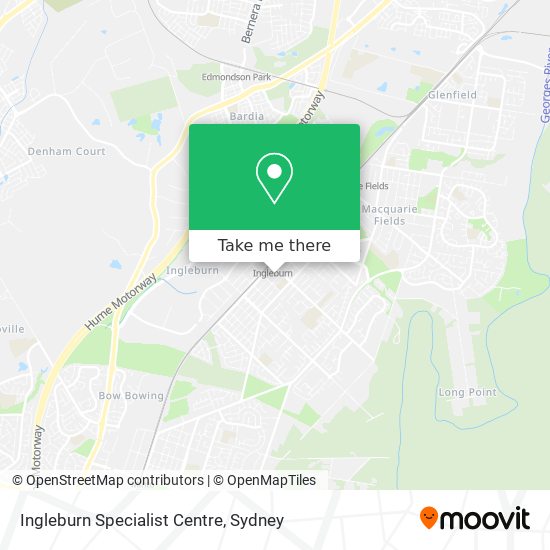 Mapa Ingleburn Specialist Centre