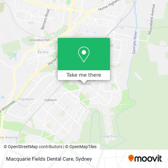 Macquarie Fields Dental Care map