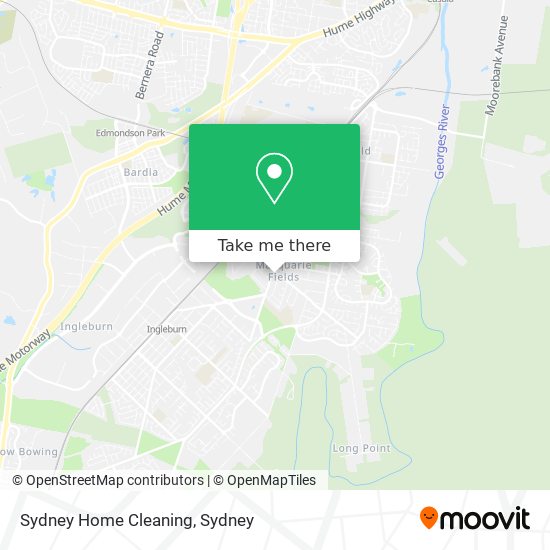 Sydney Home Cleaning map