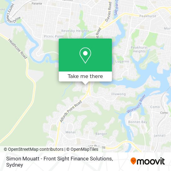 Simon Mouatt - Front Sight Finance Solutions map