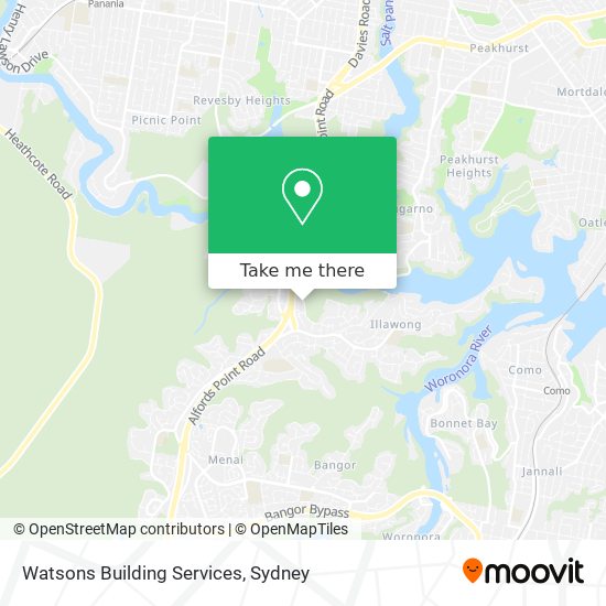Mapa Watsons Building Services
