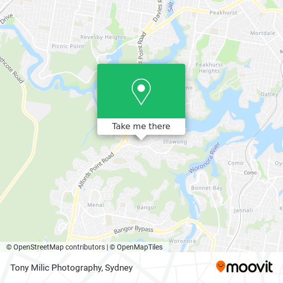 Tony Milic Photography map