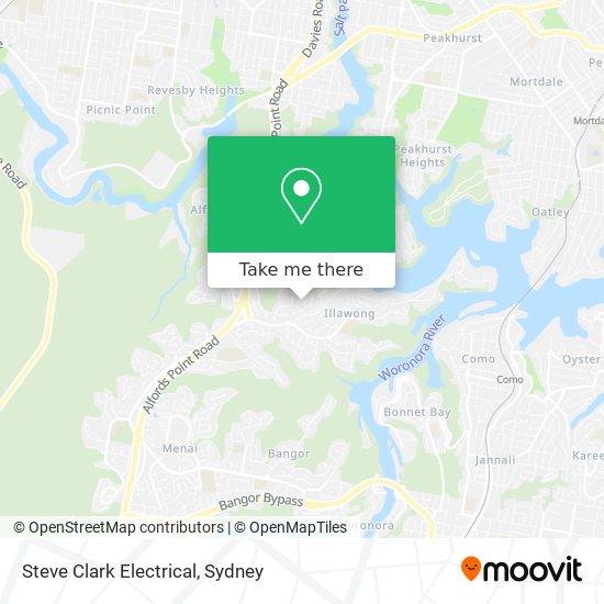 Mapa Steve Clark Electrical