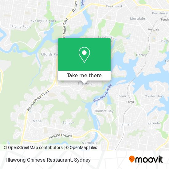 Illawong Chinese Restaurant map