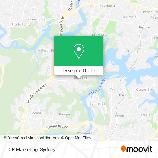 TCR Marketing map