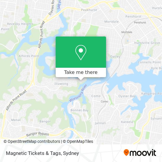 Mapa Magnetic Tickets & Tags