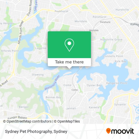 Sydney Pet Photography map