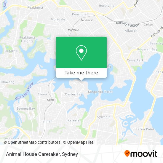 Animal House Caretaker map