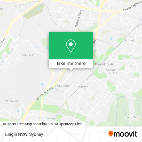 Enigin NSW map