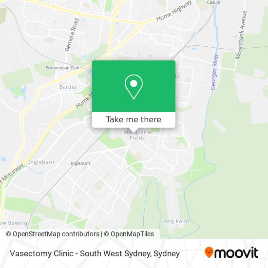 Vasectomy Clinic - South West Sydney map