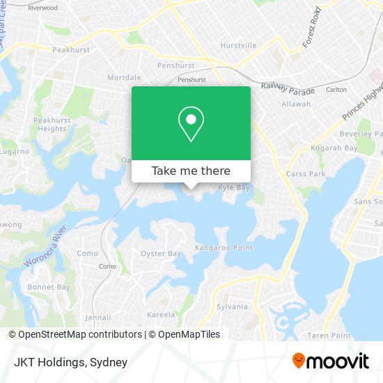 JKT Holdings map