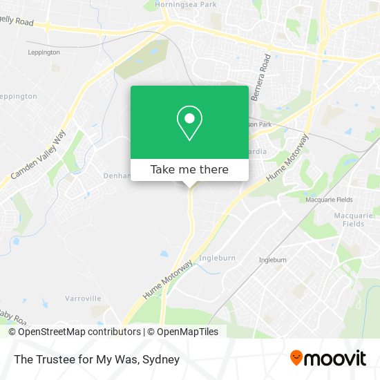 The Trustee for My Was map