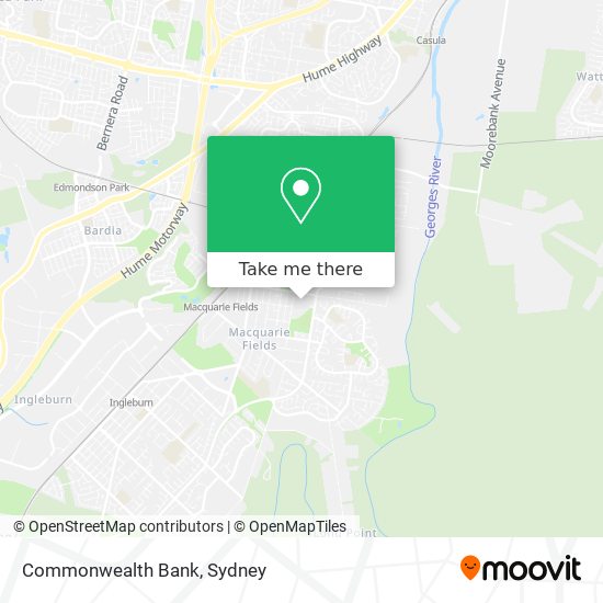 Commonwealth Bank map