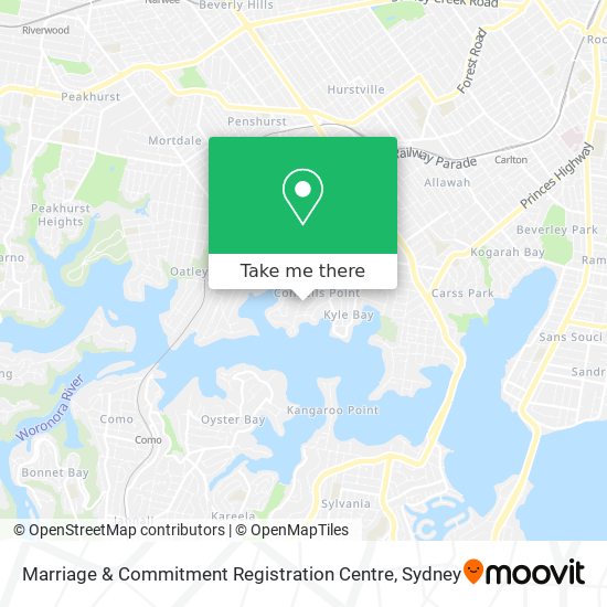 Marriage & Commitment Registration Centre map