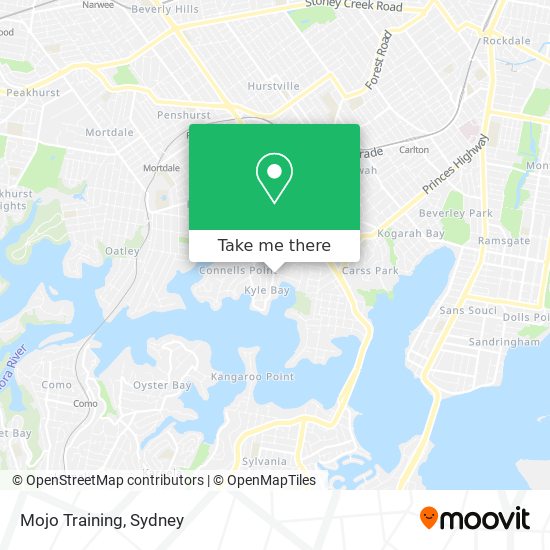 Mojo Training map