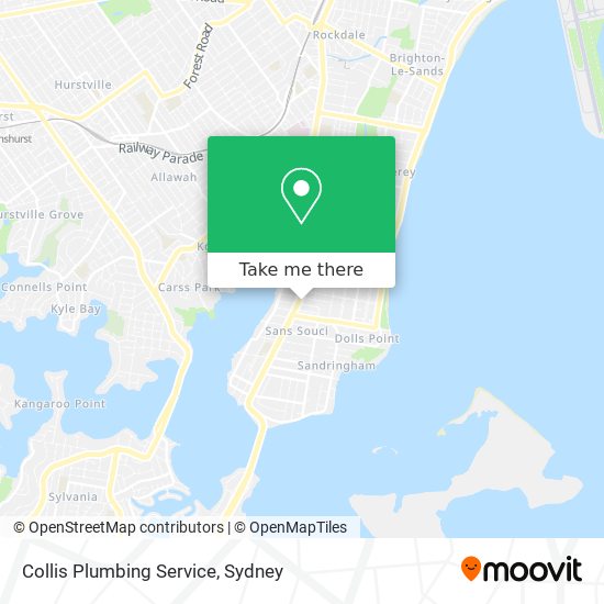 Collis Plumbing Service map