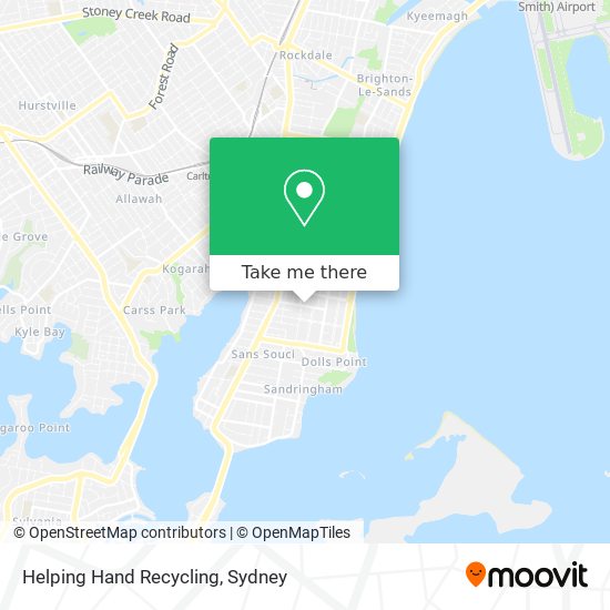 Helping Hand Recycling map