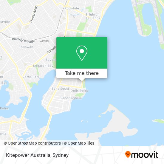 Kitepower Australia map