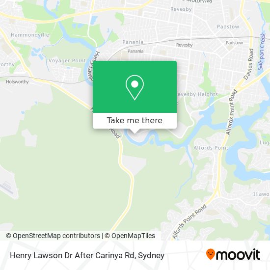 Mapa Henry Lawson Dr After Carinya Rd