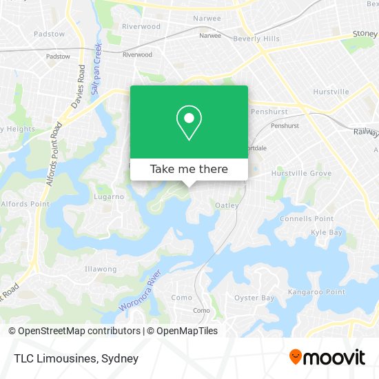 TLC Limousines map