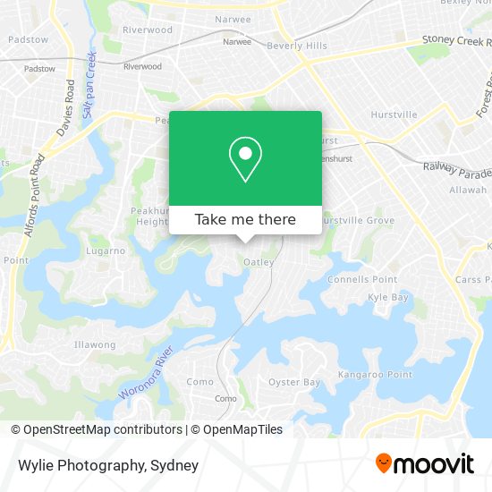 Wylie Photography map