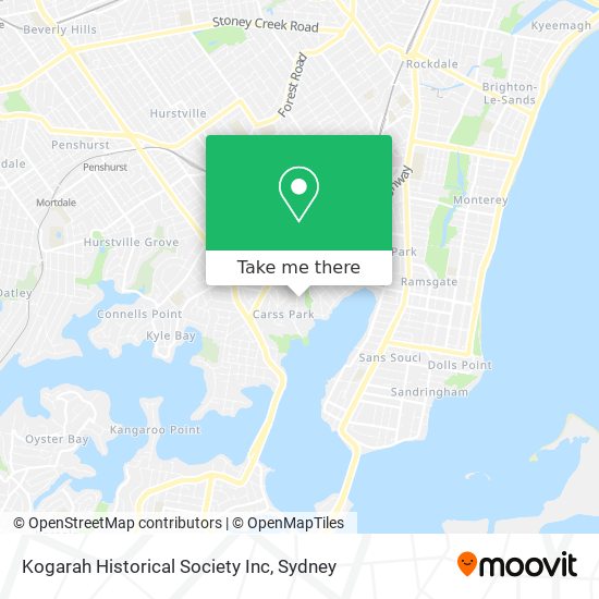 Mapa Kogarah Historical Society Inc